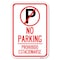 Signmission No Parking Prohibido Estacionarse With Heavy-Gauge Aluminum Sign, 12" x 18", A-1218-23675 A-1218-23675 - alternate 1